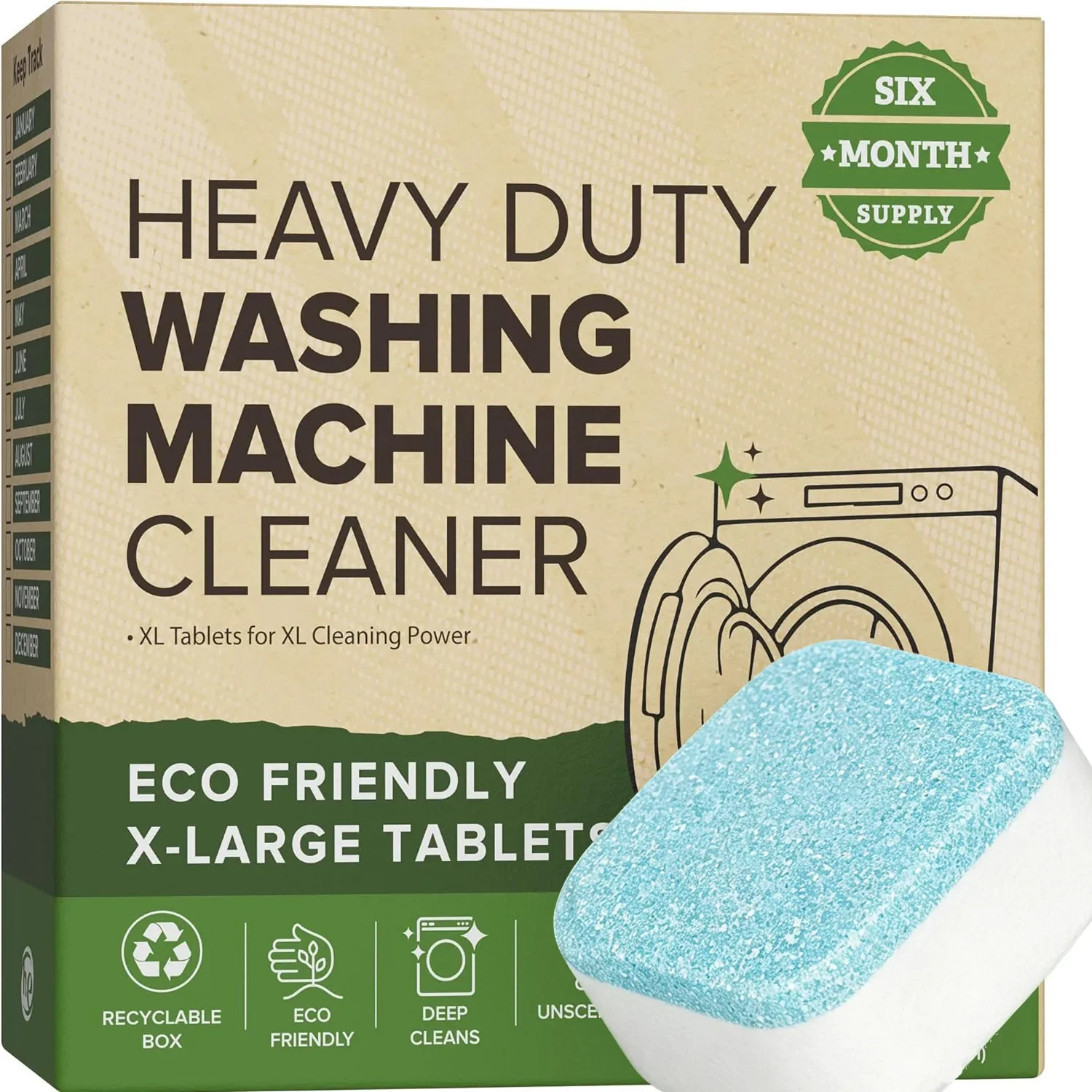 Heavy Equipment Grinder - Heavy Duty Washing Machine Cleaner Descaler